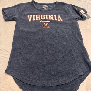 Virginia CavaliersGray Graphic Tee, Girls size 12